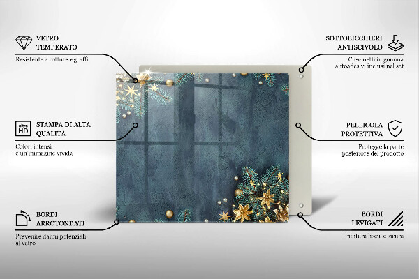 Osłona do płyty indukcyjnej Świąteczne ozdoby