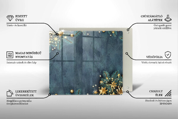 Osłona do płyty indukcyjnej Świąteczne ozdoby