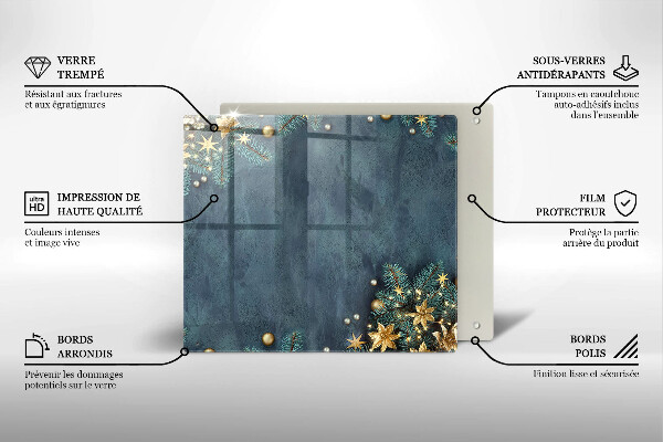 Osłona do płyty indukcyjnej Świąteczne ozdoby