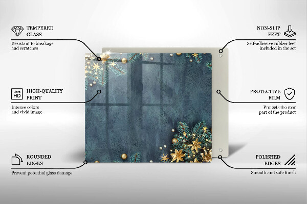 Osłona do płyty indukcyjnej Świąteczne ozdoby