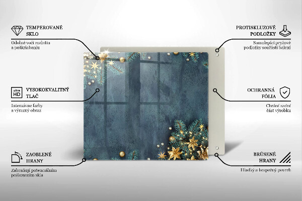 Osłona do płyty indukcyjnej Świąteczne ozdoby