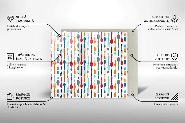 Osłona do płyty indukcyjnej Ilustracja łyżki
