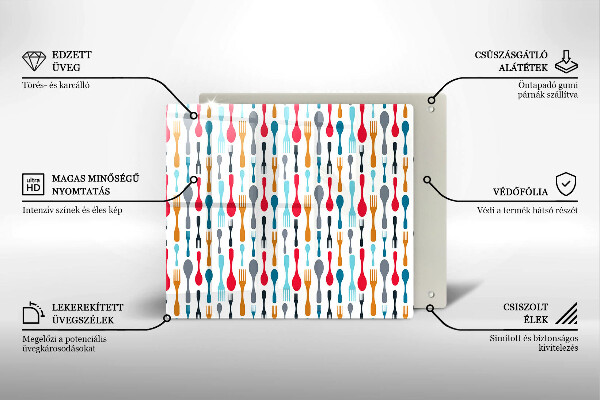 Osłona do płyty indukcyjnej Ilustracja łyżki