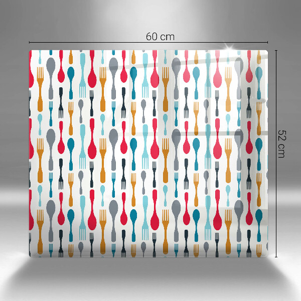 Osłona do płyty indukcyjnej Ilustracja łyżki