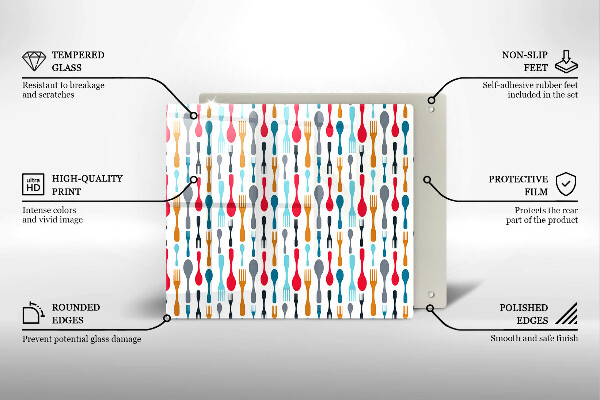 Osłona do płyty indukcyjnej Ilustracja łyżki