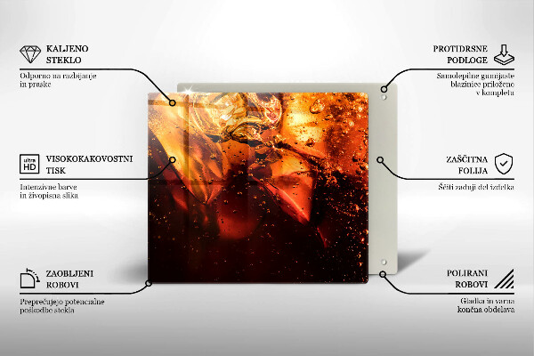 Osłona do płyty indukcyjnej Napój cola z lodem