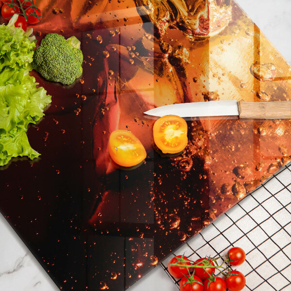 Osłona do płyty indukcyjnej Napój cola z lodem