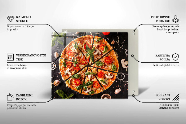 Osłona do płyty indukcyjnej Pizza z pieczarkami