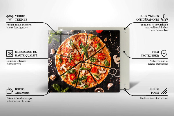 Osłona do płyty indukcyjnej Pizza z pieczarkami