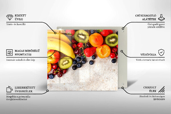 Osłona do płyty indukcyjnej Wakacyjne owoce