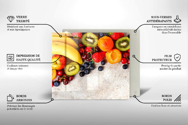 Osłona do płyty indukcyjnej Wakacyjne owoce