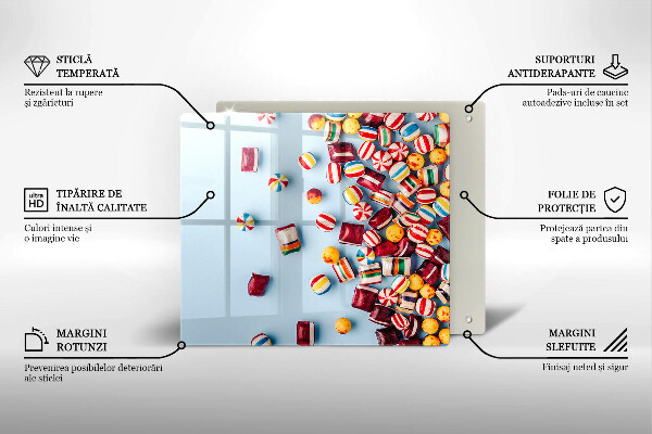 Osłona do płyty indukcyjnej Kolorowe cukierki
