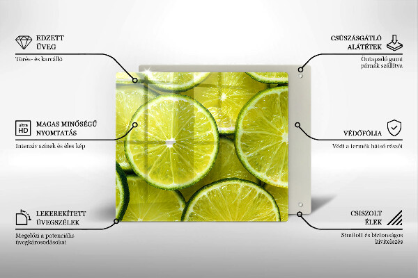 Osłona do płyty indukcyjnej Plasterki limonki