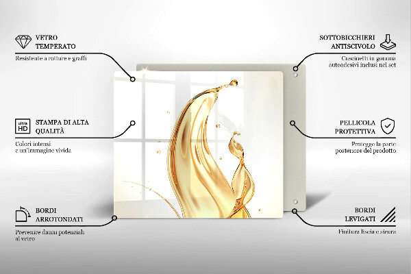 Osłona do płyty indukcyjnej Oliwa z oliwek