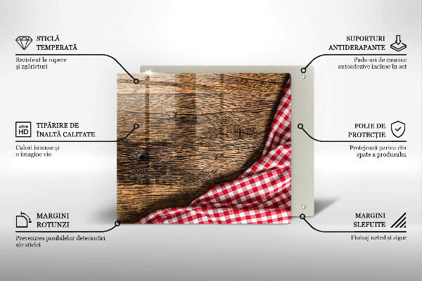 Osłona do płyty indukcyjnej Drewniany stół