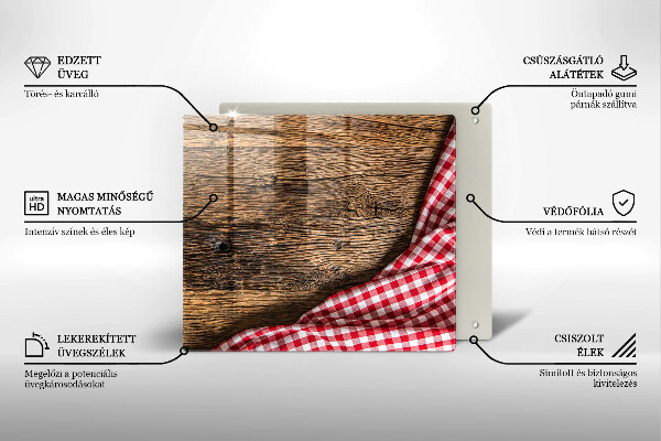 Osłona do płyty indukcyjnej Drewniany stół