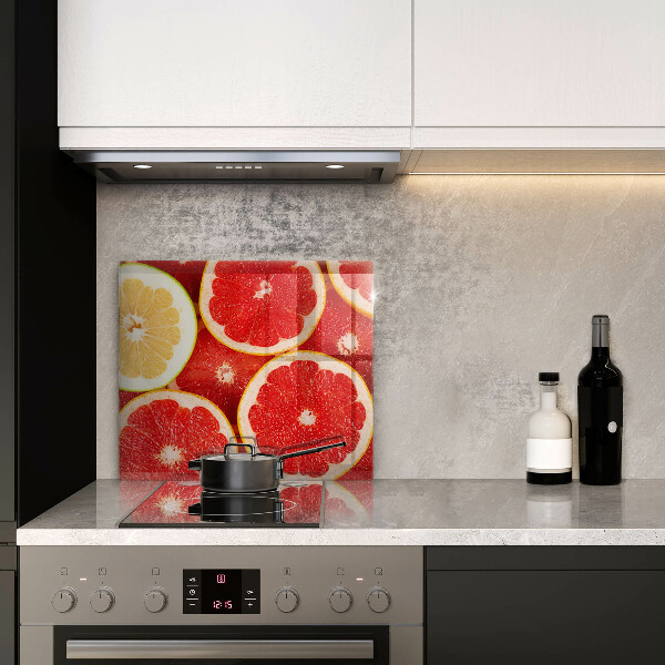 Osłona ściany nad kuchenką Plastry grejpfruta