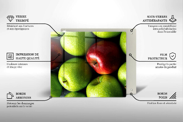 Osłona ściany nad kuchenką Soczyste jabłka