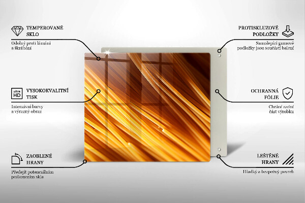 Osłona ściany nad kuchenką Makaron Spaghetti