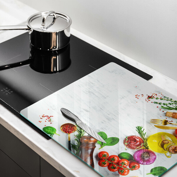 Osłona ściany nad kuchenką Warzywa i przyprawy