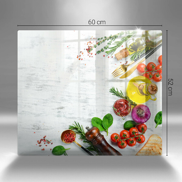 Osłona ściany nad kuchenką Warzywa i przyprawy