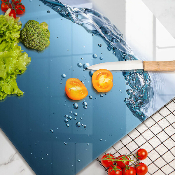 Osłona ściany przy kuchence gazowej Błękitna woda