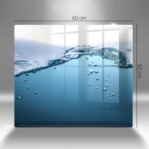 Osłona ściany przy kuchence gazowej Błękitna woda