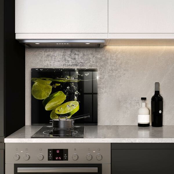 Osłona ściany przy kuchence gazowej Limonki w wodzie