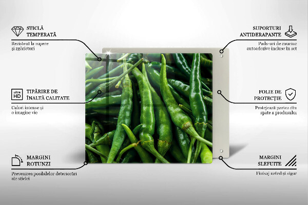 Osłona ściany przy kuchence gazowej Strączki groszek