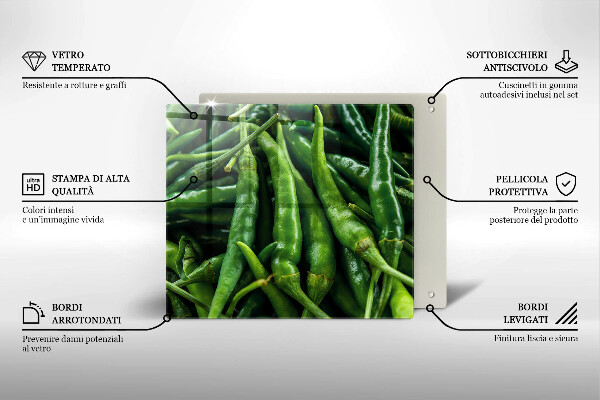 Osłona ściany przy kuchence gazowej Strączki groszek