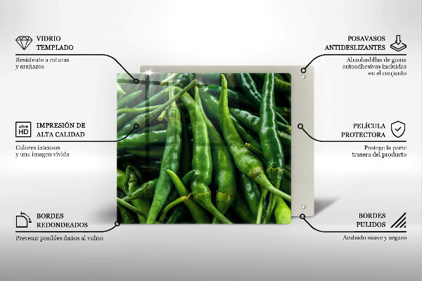 Osłona ściany przy kuchence gazowej Strączki groszek