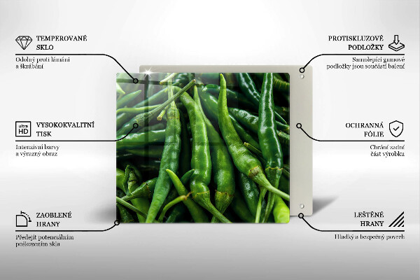 Osłona ściany przy kuchence gazowej Strączki groszek