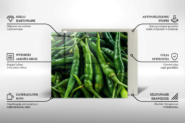Osłona ściany przy kuchence gazowej Strączki groszek
