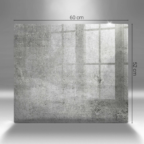 Osłona ściany przy kuchence gazowej Tekstura beton