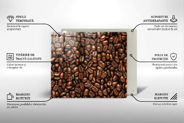 Osłona ściany przy kuchence gazowej Ziarna kawy