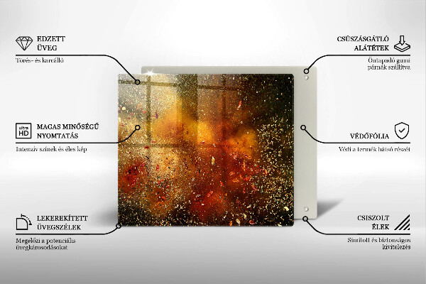 Osłona ściany przy kuchence gazowej Kolorowe przyprawy