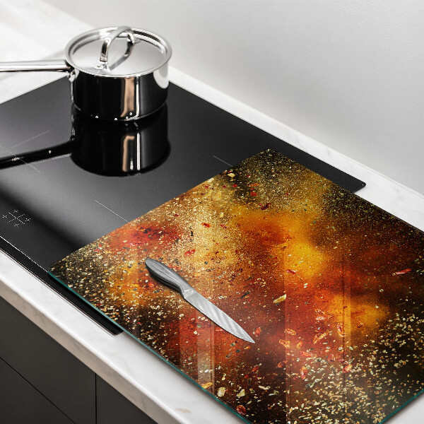 Osłona ściany przy kuchence gazowej Kolorowe przyprawy