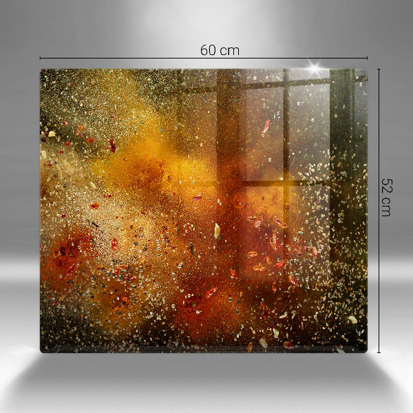 Osłona ściany przy kuchence gazowej Kolorowe przyprawy