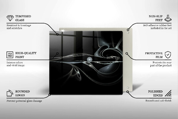 Osłona ściany przy kuchence gazowej Abstrakcja nowoczesna