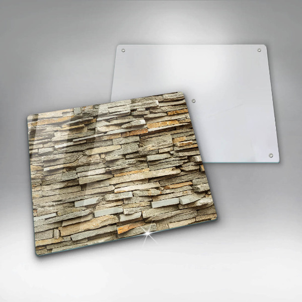 Osłona ściany przy kuchence gazowej Ozdobne kamienie