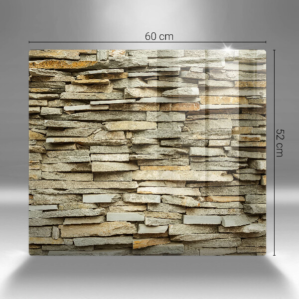 Osłona ściany przy kuchence gazowej Ozdobne kamienie