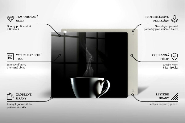 Osłona ściany przy kuchence gazowej Filiżanka herbaty