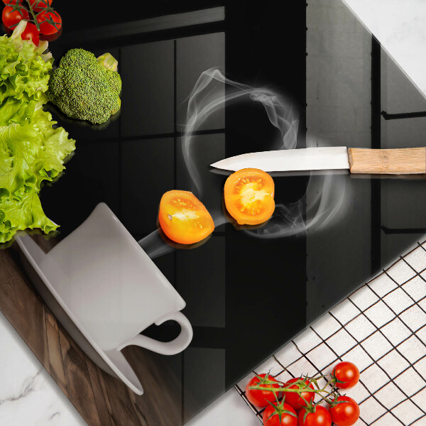 Osłona ściany przy kuchence gazowej Kawa filiżanka serce