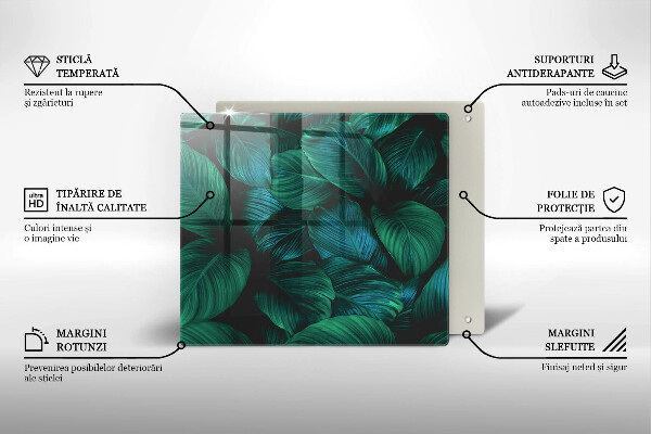 Osłona ściany przy kuchence gazowej Dżungla liście