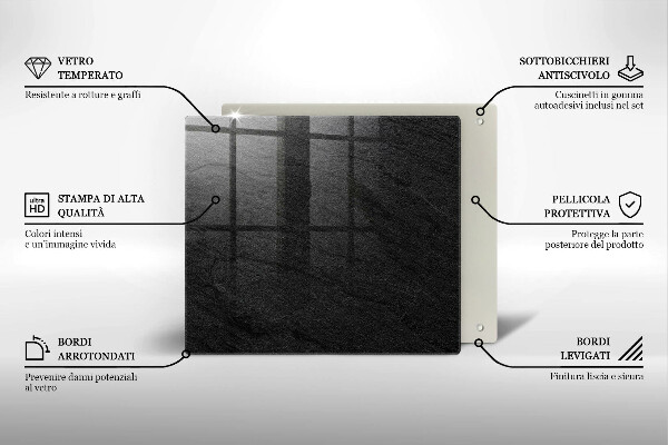 Osłona ściany przy kuchence gazowej Kamień tekstura