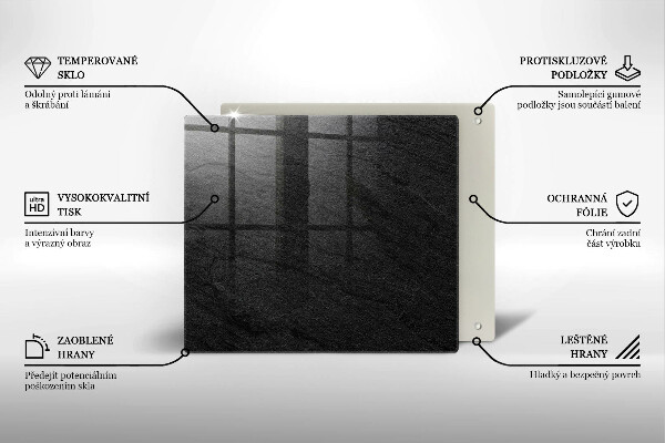 Osłona ściany przy kuchence gazowej Kamień tekstura