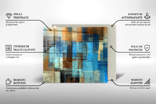 Osłona ściany przy kuchence gazowej Malowane tło