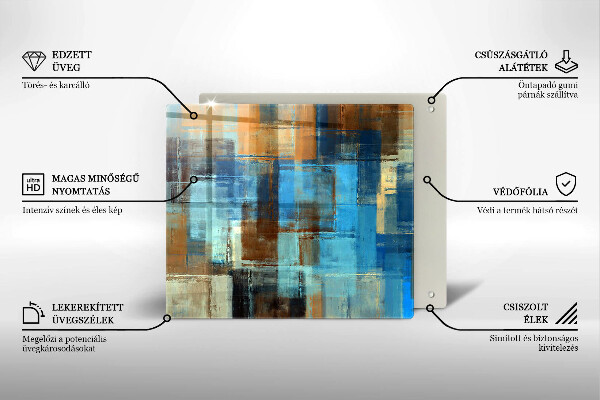 Osłona ściany przy kuchence gazowej Malowane tło