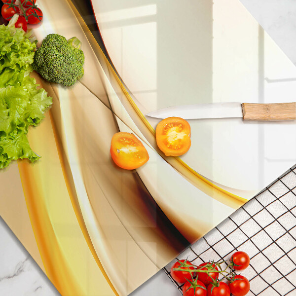 Osłona ściany przy kuchence gazowej Abstrakcja dym linie