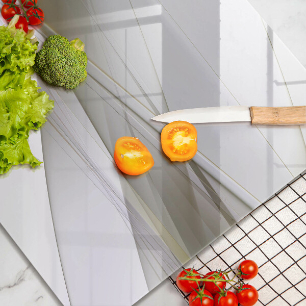 Osłona ściany przy kuchence gazowej Abstrakcja linie design